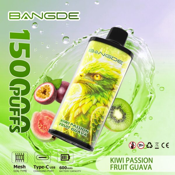 BANGDE Kiwi Passion Fruit Guava flavour poster