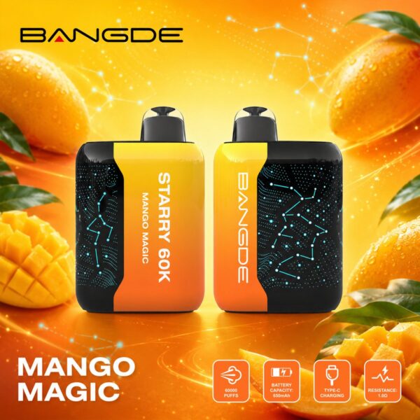 BANGDE Mango Magic flavour poster