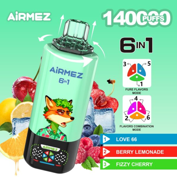 AIRMEX 140K 6-in-1 Disposable Vape