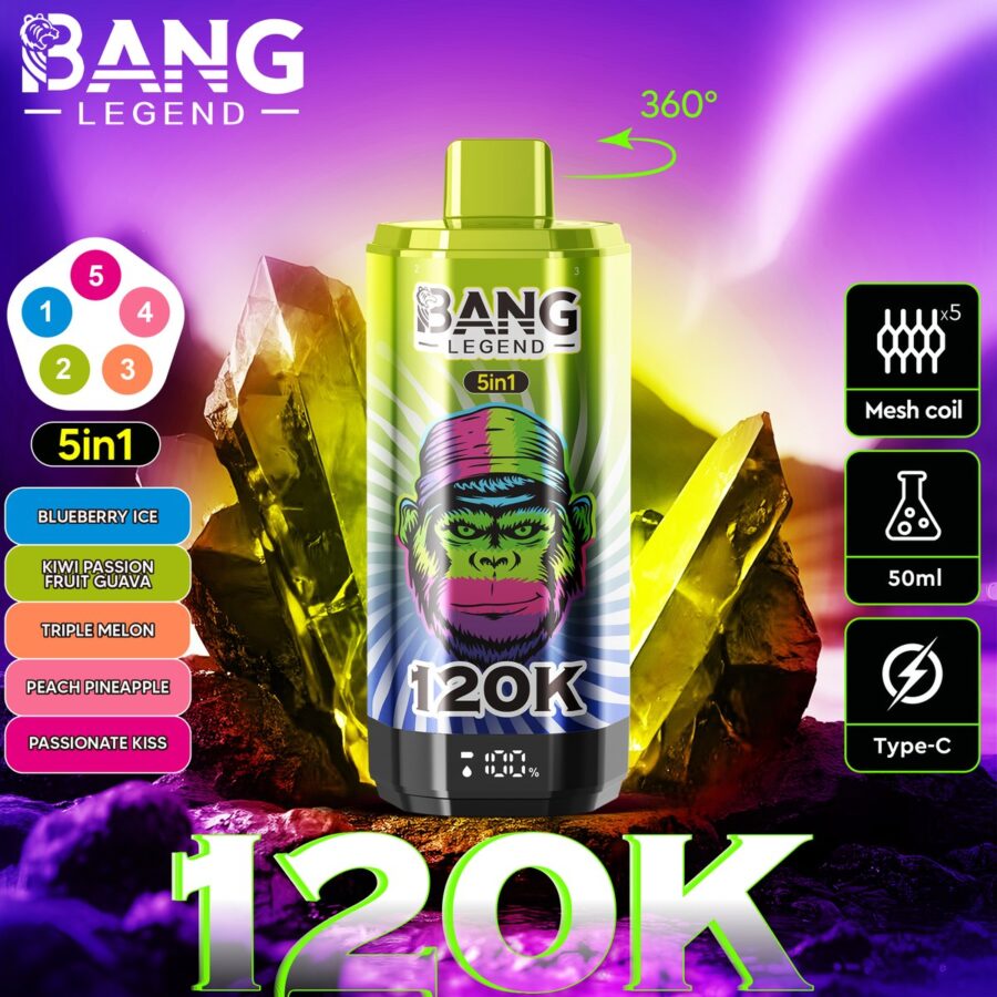 Blueberry Ice / Kiwi Passion Fruit Guava / Triple Melon / Peach Pineapple / Passionate Kiss
