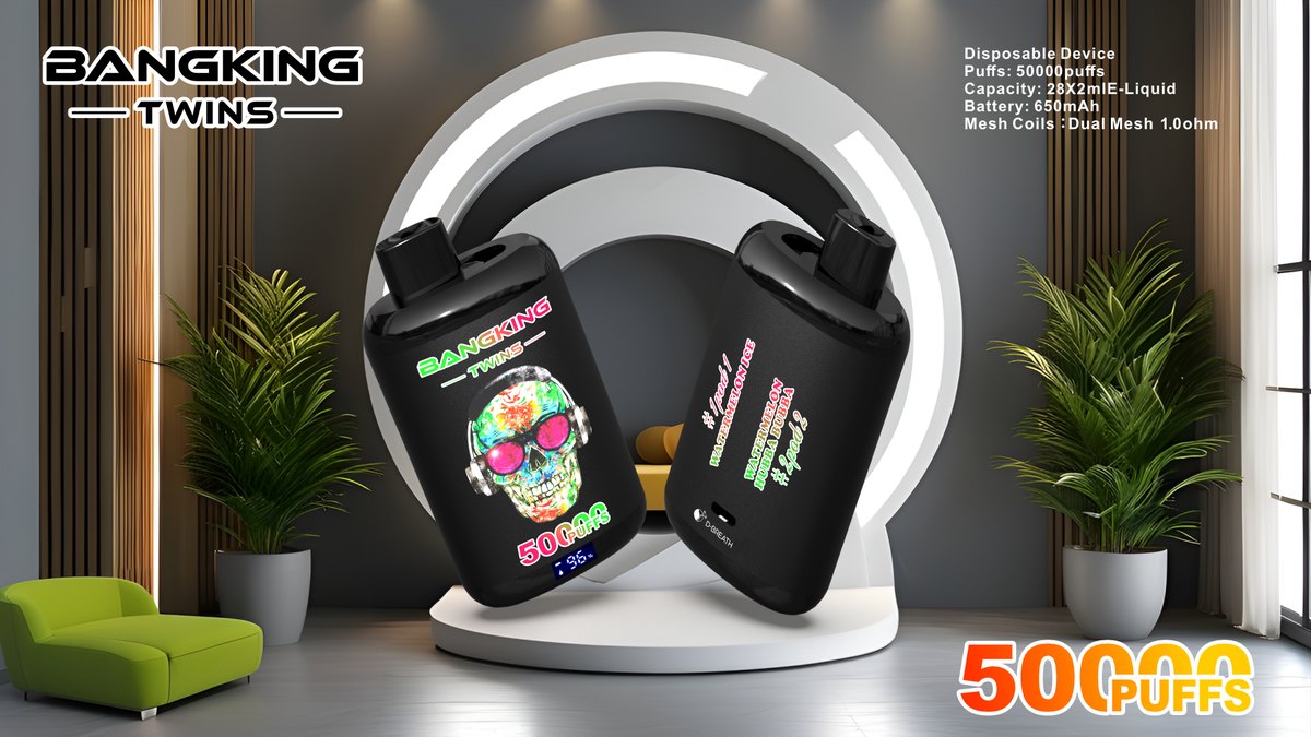 Bang King Twins 50K 2-in-1 Disposable Vape flavour line-up