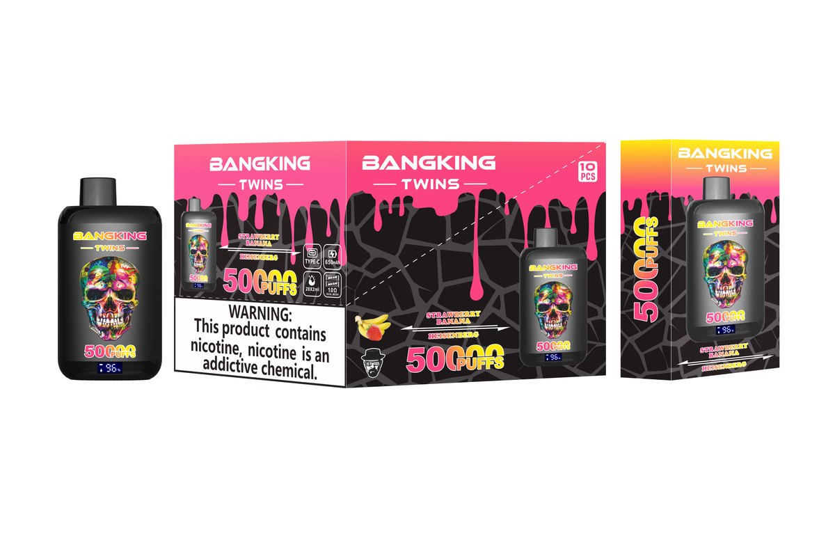 Bang King Twins 50K 2-in-1 Disposable Vape flavour line-up
